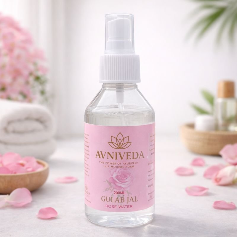 Avniveda Natural Gulab Jal 100% Pure 200ml (Spray)